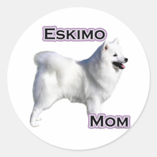 Amerikaanse Eskimo Dog Mom 4 - Sticker