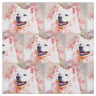 Amerikaanse Eskimo Dog Pima Cotton Fabric Stof