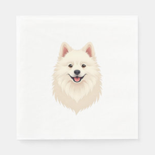 Amerikaanse Eskimo Dog Servet