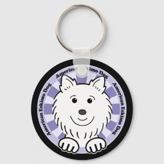 Amerikaanse Eskimo Dog Sleutelhanger