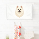 Amerikaanse Eskimo Dog Spandoek (Insitu)