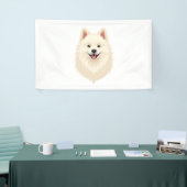 Amerikaanse Eskimo Dog Spandoek (Beurs)