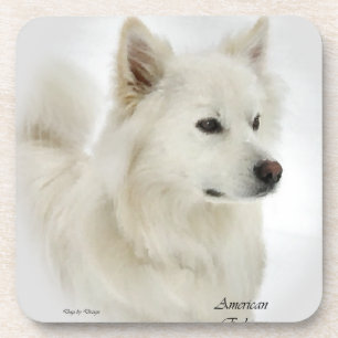 Amerikaanse Eskimo-hond Kunst Bier Onderzetter