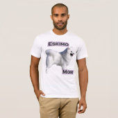 Amerikaanse Eskimo Hond Mam 4 T-shirt (Voorkant volledig)