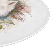 Amerikaanse Eskimo Kerstkrans Feestelijke Pup Snijplank (Hoek)