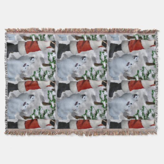 Amerikaanse Eskimo Kerstmis Deken (Voorkant)