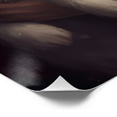 Amerikaanse Eskimo met Sinterklaas Feestelijke Ker Perfect Poster (Hoek)