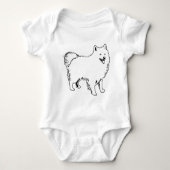 Amerikaanse Eskimo Pride Romper (Voorkant)