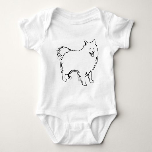 Amerikaanse Eskimo Pride Romper (Voorkant)