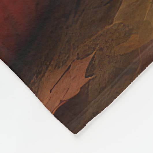 Amerikaanse Eskimo Puppy Herfst Delight Pompoen Fleece Deken (Hoek)