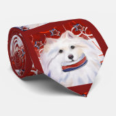Amerikaanse Eskimohond Stropdas (Opgerold)