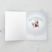 Amerikaanse Eskimo's Santa's Helpers kaarten (Binnen)