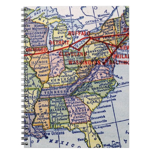 AMERIKAANSE EXPRESS SHIPPING NOTITIEBOEK (Voorkant)