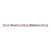 Amerikaanse First American Flag Typography Patriot Lint (Voorkant)