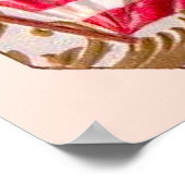 Amerikaanse Flag Lady Liberty Independence Poster (Hoek)