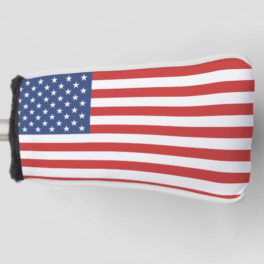 AMERIKAANSE FLAG PUTTER GOLF HEAD HOESJE GOLFHEADCOVER (Voorkant)