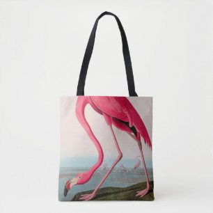 Amerikaanse Flamingo Birds of America Audubon Prin Draagtas
