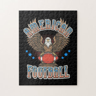 Amerikaanse Football Amerikaanse vlag Legpuzzel
