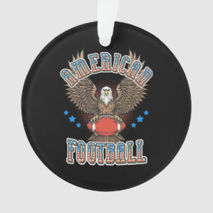 Amerikaanse Football Amerikaanse vlag Ornament