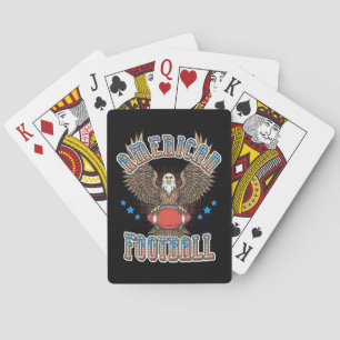 Amerikaanse Football Amerikaanse vlag Pokerkaarten