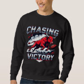Amerikaanse Football Chasing Victory Sweatshirt (Voorkant)