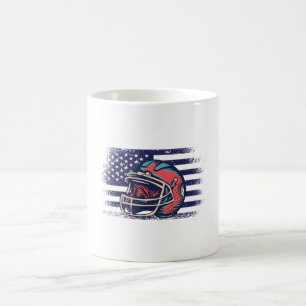Amerikaanse Football Fan Jersey Shirt Verenigde St Koffiemok
