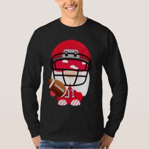 Amerikaanse Football Gnomes Mannen Long Meve T-shirt