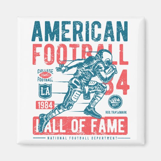 Amerikaanse Football Hall of Fame Magneet (Voorkant)