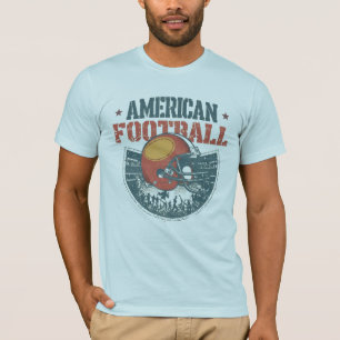 Amerikaanse Football Helm Graphic T-shirt