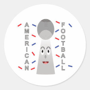 Amerikaanse football kampioenen trofee ronde sticker