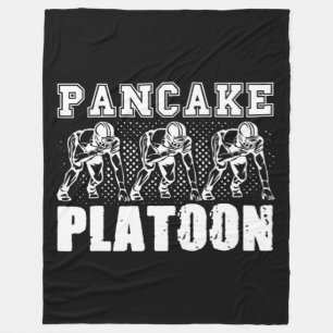 Amerikaanse Football Lineman Pancake Platoon Playe Fleece Deken