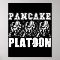 Amerikaanse Football Lineman Pancake Platoon Playe