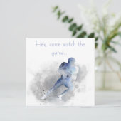 AMERIKAANSE FOOTBALL PLAYER 1 KAART (Staand voorkant)