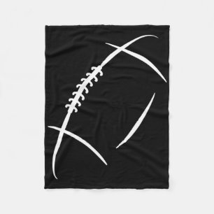 Amerikaanse Football speler en fan gear co uni adu Fleece Deken