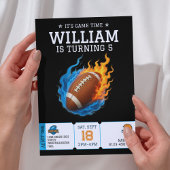 Amerikaanse Football Verjaardag Atleet Verjaardag Kaart