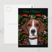 Amerikaanse Foxhound Briefkaart (Voorkant / Achterkant)