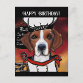 Amerikaanse Foxhound  Briefkaart (Voorkant)