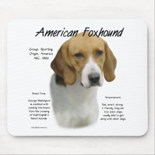 Amerikaanse foxhound geschiedenis, alles over foxh muismat