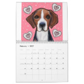 Amerikaanse Foxhound Kalender (Feb 2027)