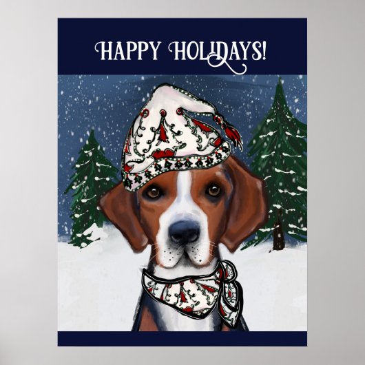 Amerikaanse Foxhound Poster (Voorkant)