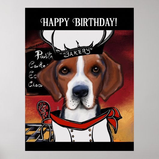 Amerikaanse Foxhound Poster (Voorkant)