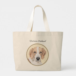 Amerikaanse Foxhound Red Walker Schattigee schilde Grote Tote Bag