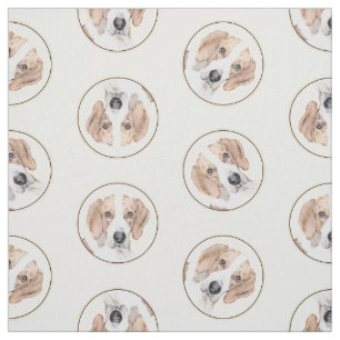 Amerikaanse Foxhound Red Walker Schattigee schilde Stof