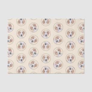 Amerikaanse Foxhound Red Walker Schattigee schilde Tissuepapier