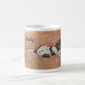 Amerikaanse Foxhound Russell Terrier Koffiemok (Center)