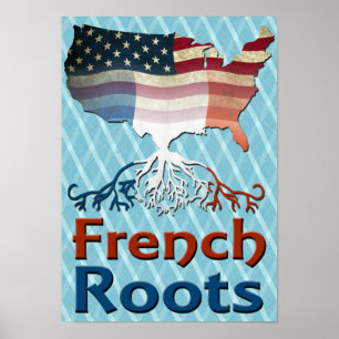 Amerikaanse Franse rots Poster