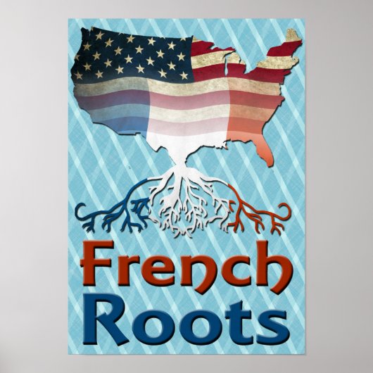 Amerikaanse Franse rots Poster (Voorkant)
