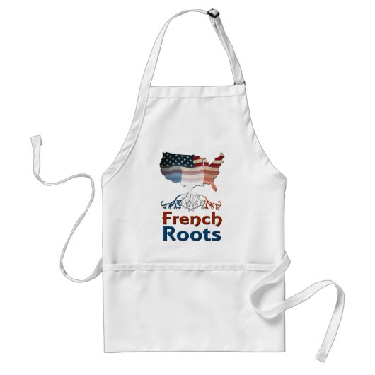 Amerikaanse Franse rots Standaard Schort (Voorkant)