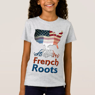 Amerikaanse Franse rots T-shirt