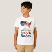 Amerikaanse Franse rots T-shirt (Voorkant volledig)